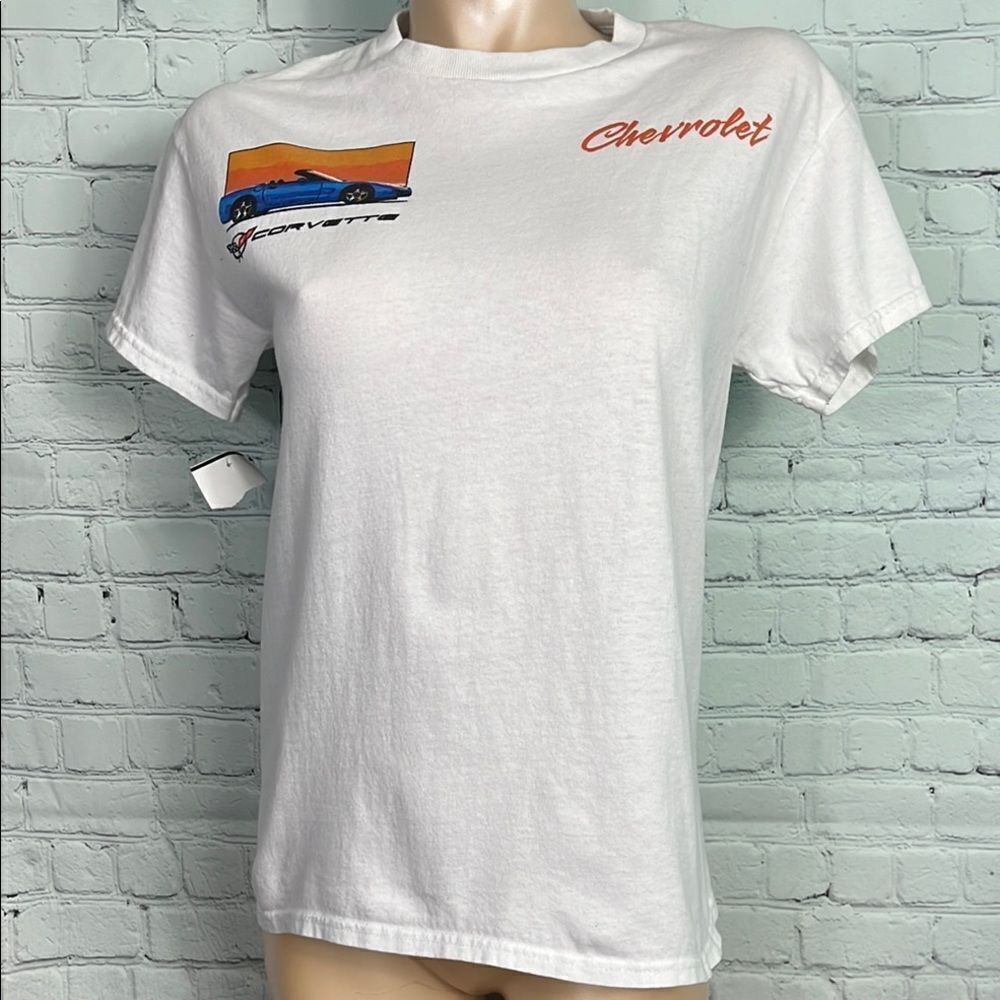 Chevrolet 1998 Corvette Convertible White T-Shirt NWT Small